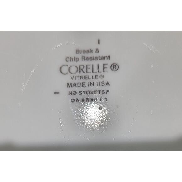 Corelle Urban Arc 10.5" Square White Dinner Plates Set of 5 Gray/Black Stripes - Picture 7 of 13